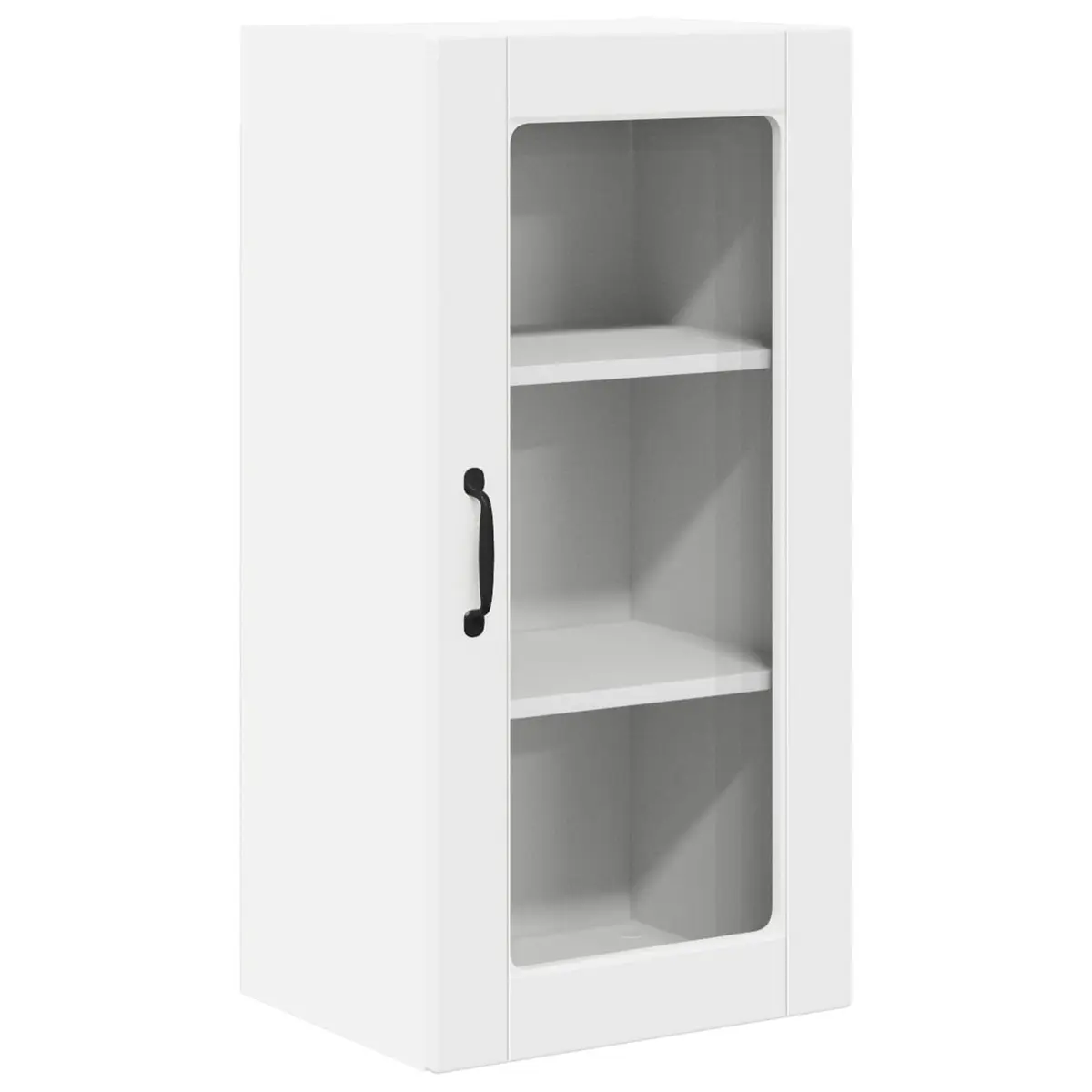 Wall Glass Cabinet Kitchen Storage Unit 40 x 31 x 80 cm