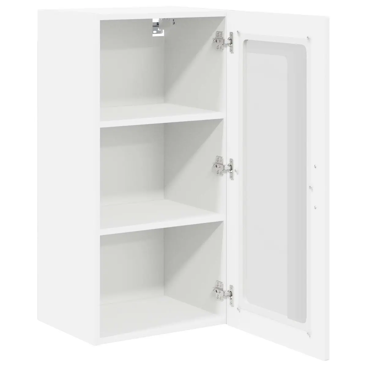 Wall Glass Cabinet Kitchen Storage Unit 40 x 31 x 80 cm