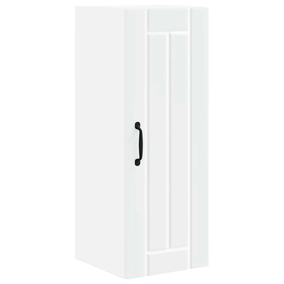 White Engineered Wood Wall Cabinet 30 x 31 x 80 cm