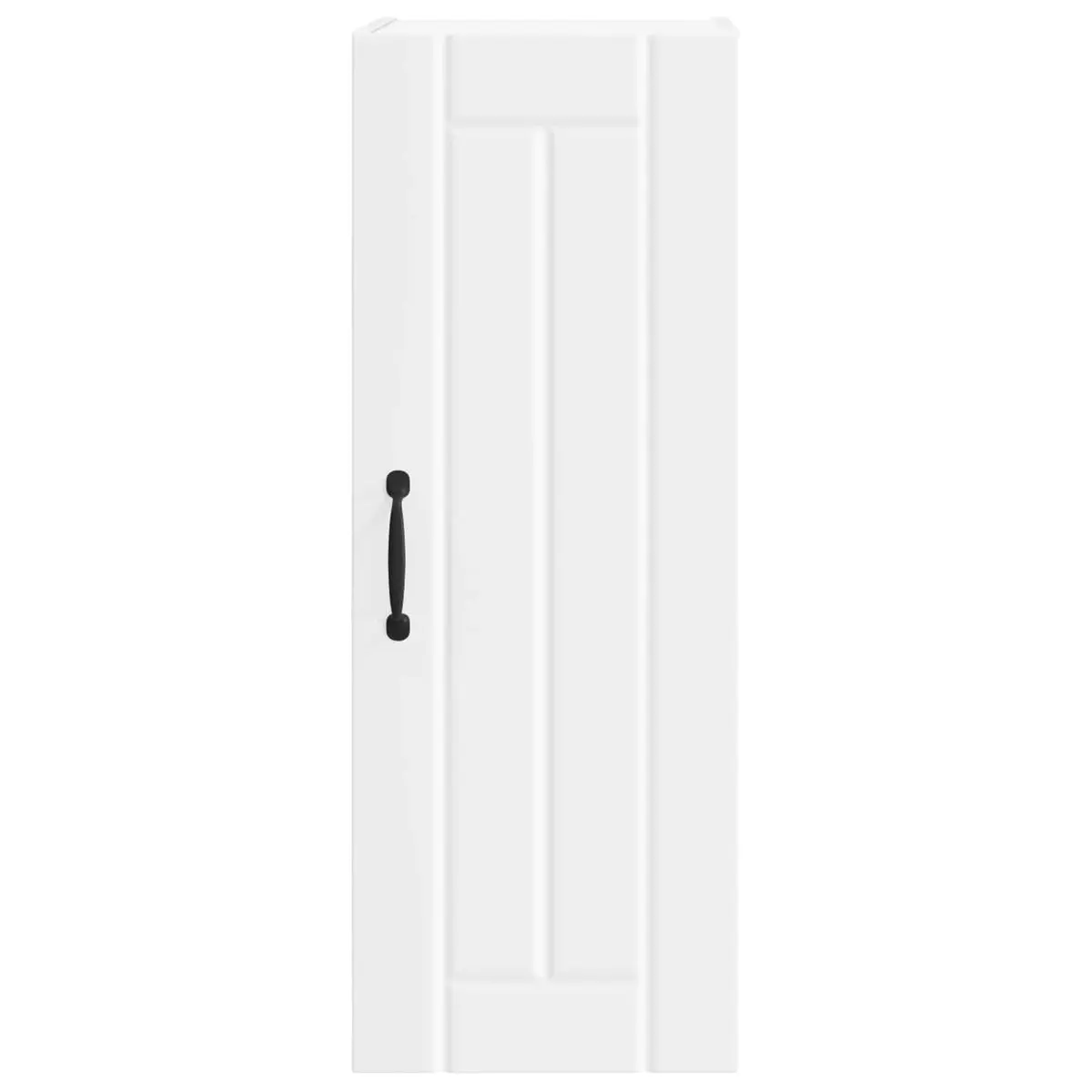 White Engineered Wood Wall Cabinet 30 x 31 x 80 cm