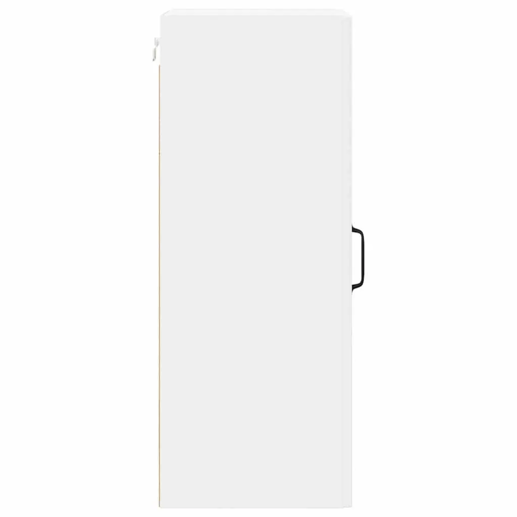 White Engineered Wood Wall Cabinet 30 x 31 x 80 cm