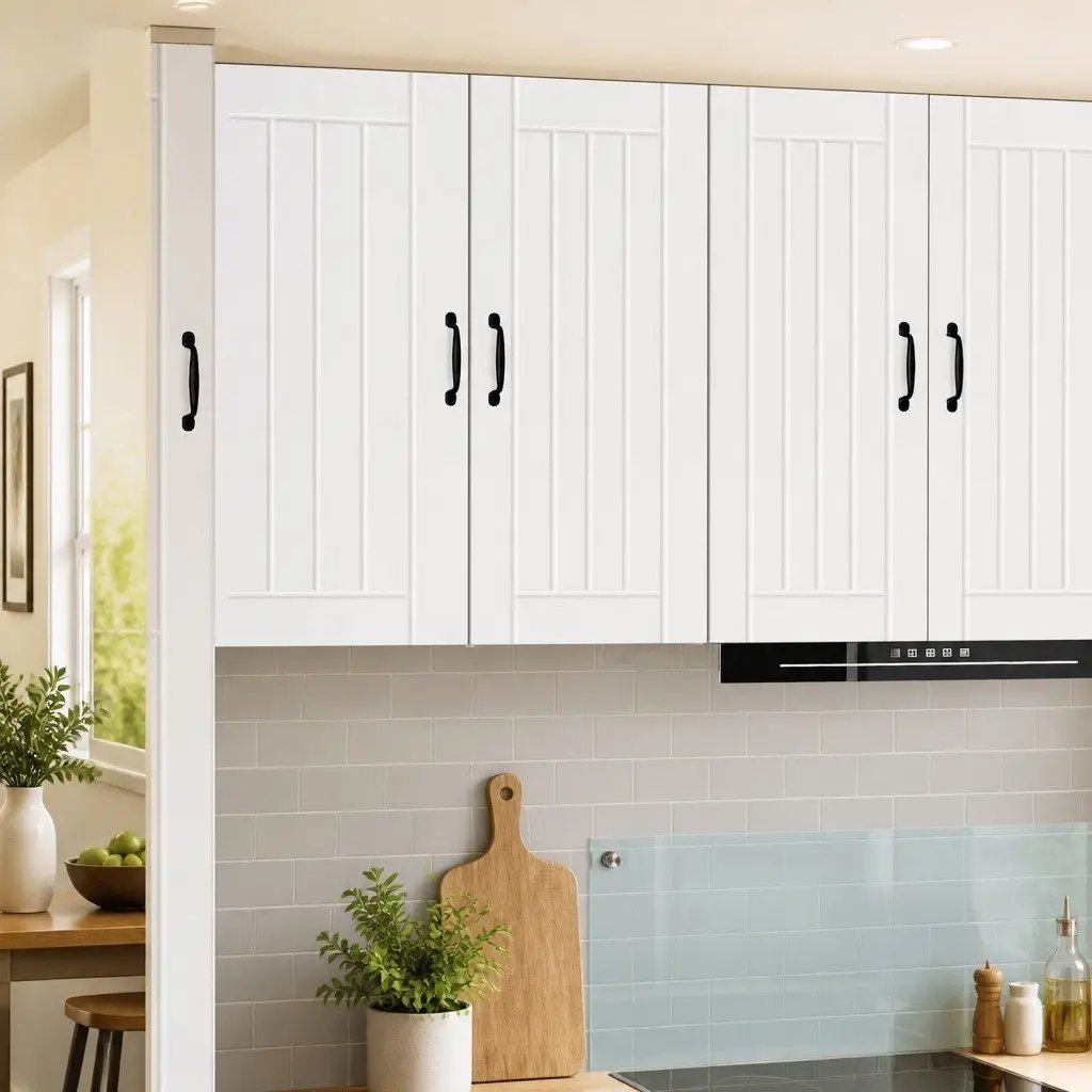 Wall Cabinet Kitchen Storage Engineered Wood White 40x31x80cm