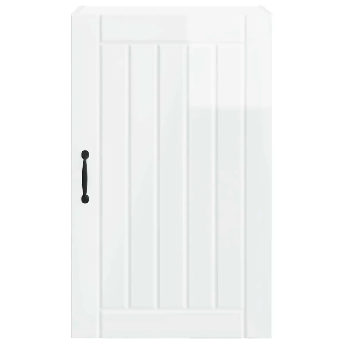 Wall Cabinet Kitchen Storage Dishwasher Panel High Gloss White 50 x 31 x 80 cm
