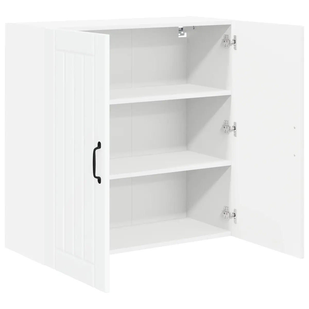 Wall Cabinet White Kitchen Storage Dishwasher Panel Engineered Wood 80x31x80cm