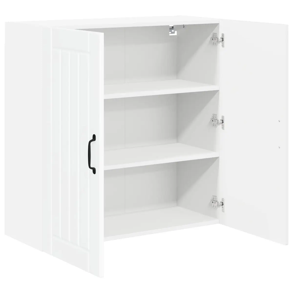 Wall Cabinet Kitchen Storage Dishwasher Panel High Gloss White 80x31x80cm