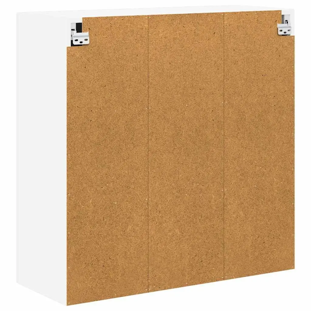 Wall Cabinet Kitchen Storage Dishwasher Panel High Gloss White 80x31x80cm