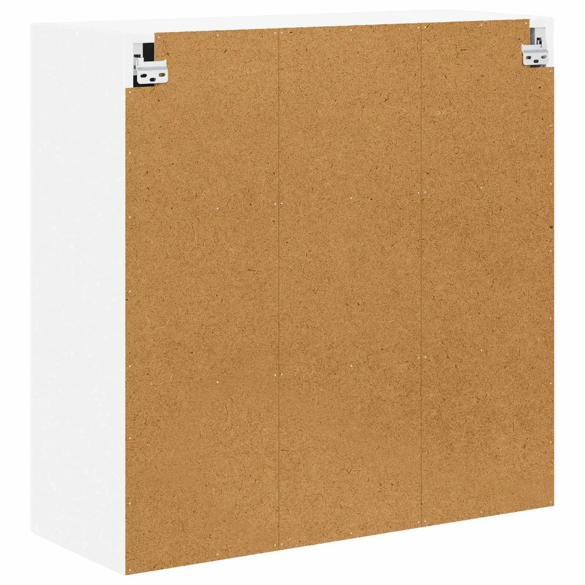 Wall Glass Cabinet White 80x31x80cm Engineered Wood Kitchen Storage Unit