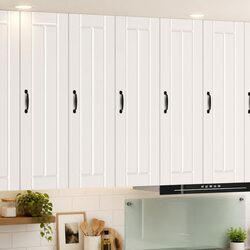 Wall Cabinet Specs: 30 x 31 x 100 cm Engineered Wood Storage
