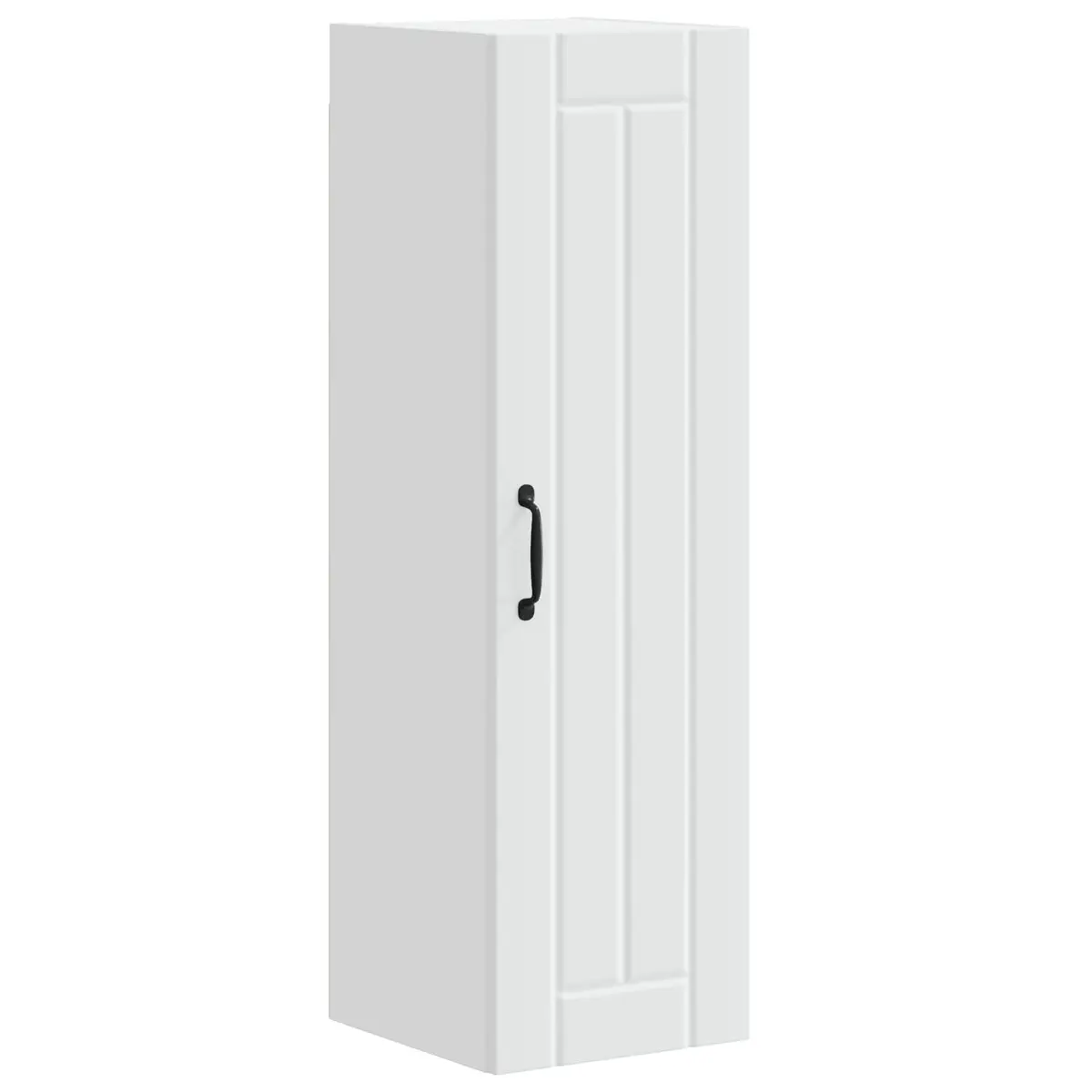 Wall Cabinet Kitchen Storage Unit 30 x 31 x 100 cm White Engineered Wood Modern