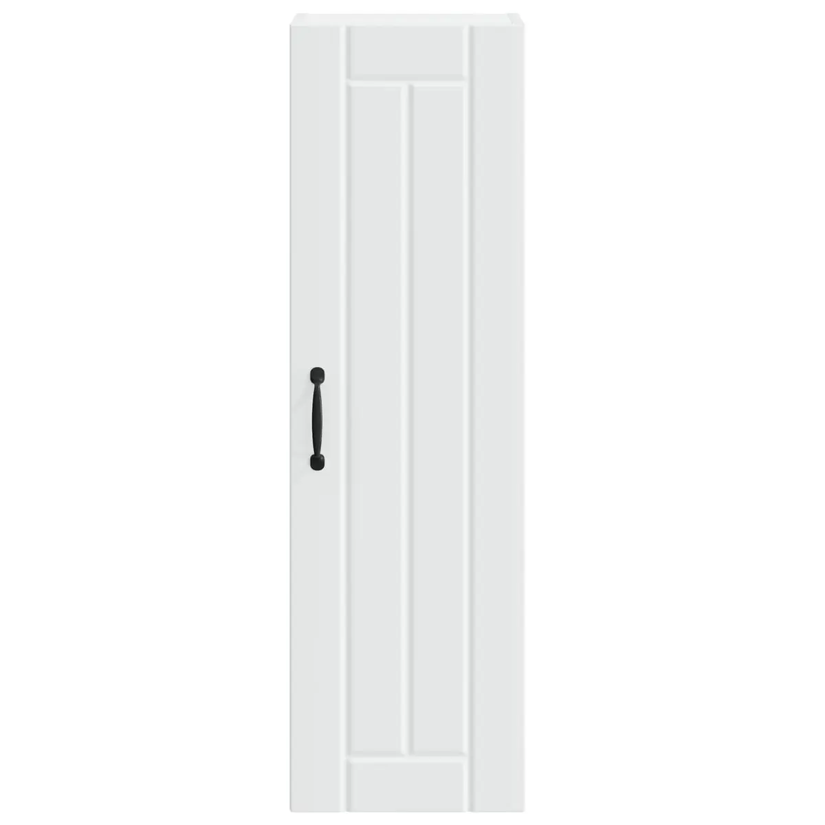 Wall Cabinet Kitchen Storage Unit 30 x 31 x 100 cm White Engineered Wood Modern