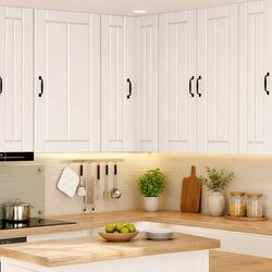 White Wooden Corner Cabinet Dimensions 57 x 57 x 100 cm