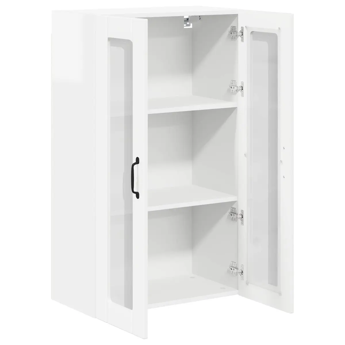 Wall Glass Cabinet Kitchen Storage 60x31x100cm