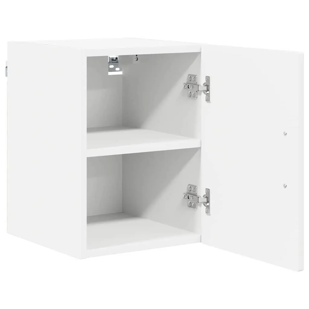 2-Piece White Wall-Mounted Kitchen Cabinet