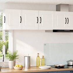 Engineered Wood Kitchen Wall Cabinet, High Gloss White 40x31x40cm