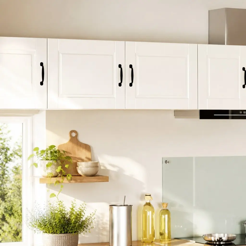 Wall Cabinet Kitchen Storage High Gloss White 50 x 31 x 40 cm