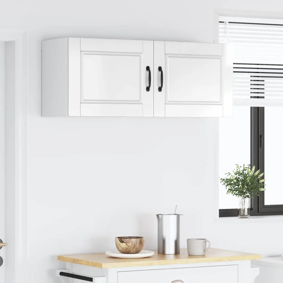 High Gloss White Wall Cabinets