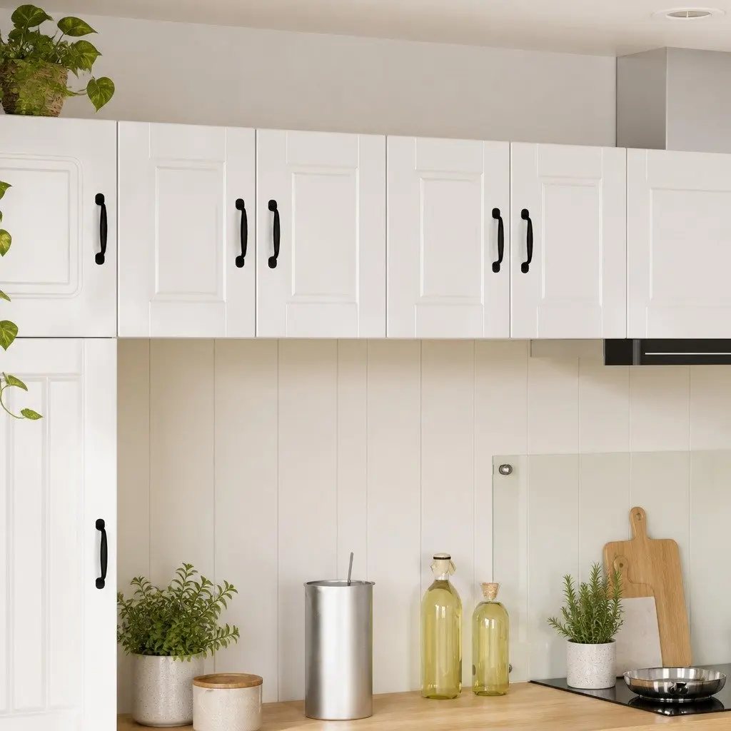 High Gloss White Kitchen Wall Cabinet, 60cm