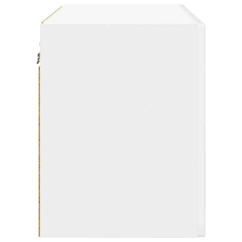 High Gloss White Kitchen Wall Cabinet, 60cm