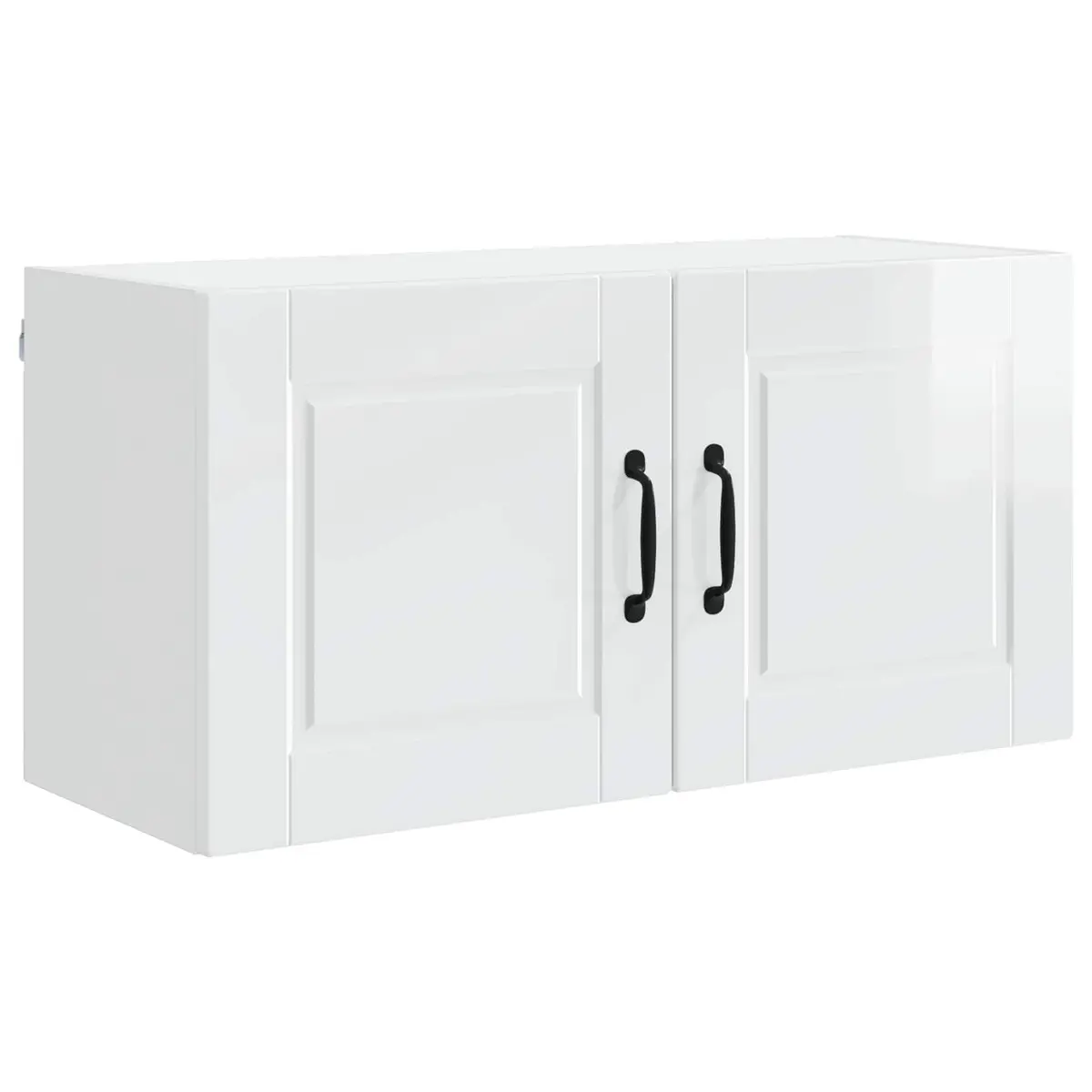 Wall Cabinet Kitchen Storage High Gloss White 80 x 31 x 40 cm Wall Mounted