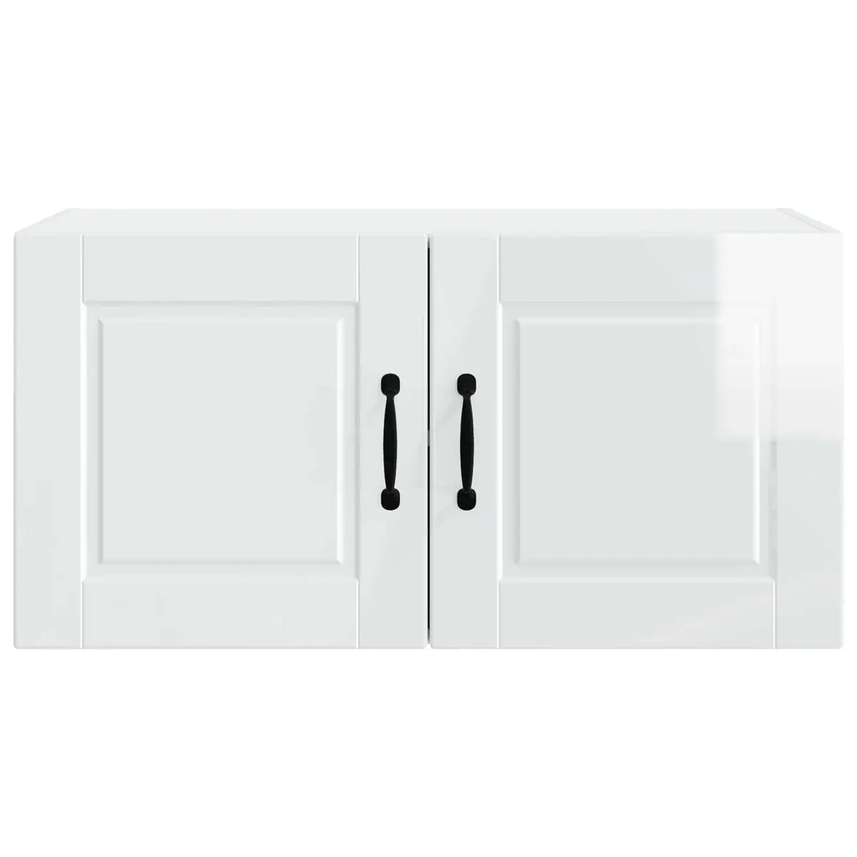 Wall Cabinet Kitchen Storage High Gloss White 80 x 31 x 40 cm Wall Mounted