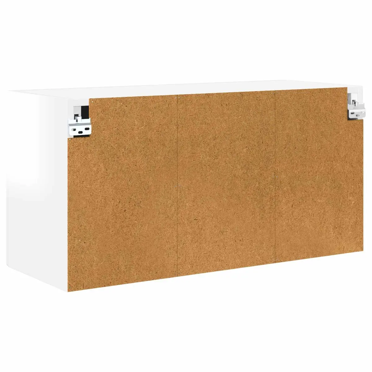 Wall Cabinet Kitchen Storage High Gloss White 80 x 31 x 40 cm Wall Mounted
