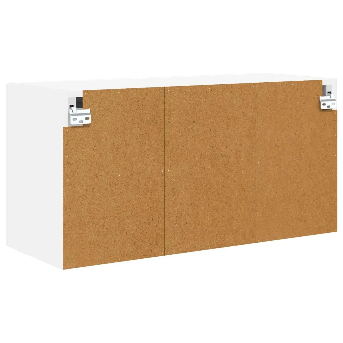 Wall Glass Cabinet Kitchen Storage 60x31x40cm Modern 2 Piece