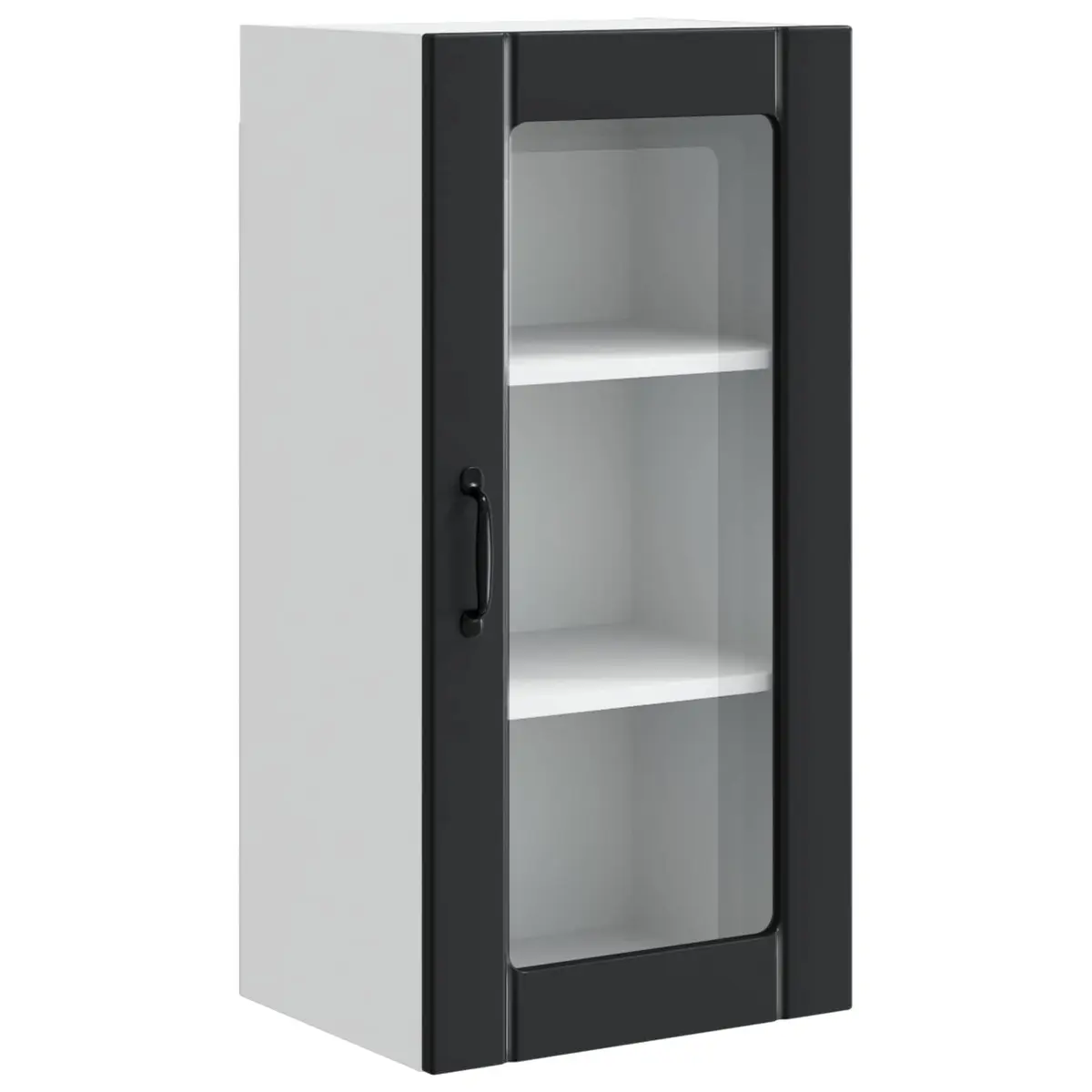 Wall Glass Cabinet Kitchen Storage Unit 40x31x80cm