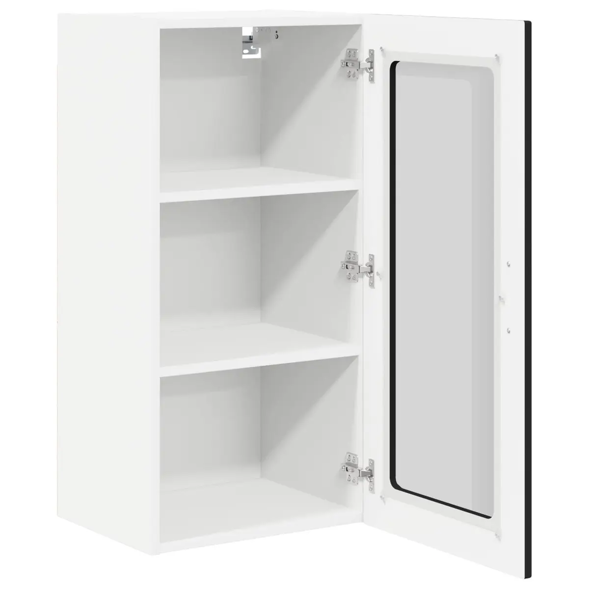 Wall Glass Cabinet Kitchen Storage Unit 40x31x80cm