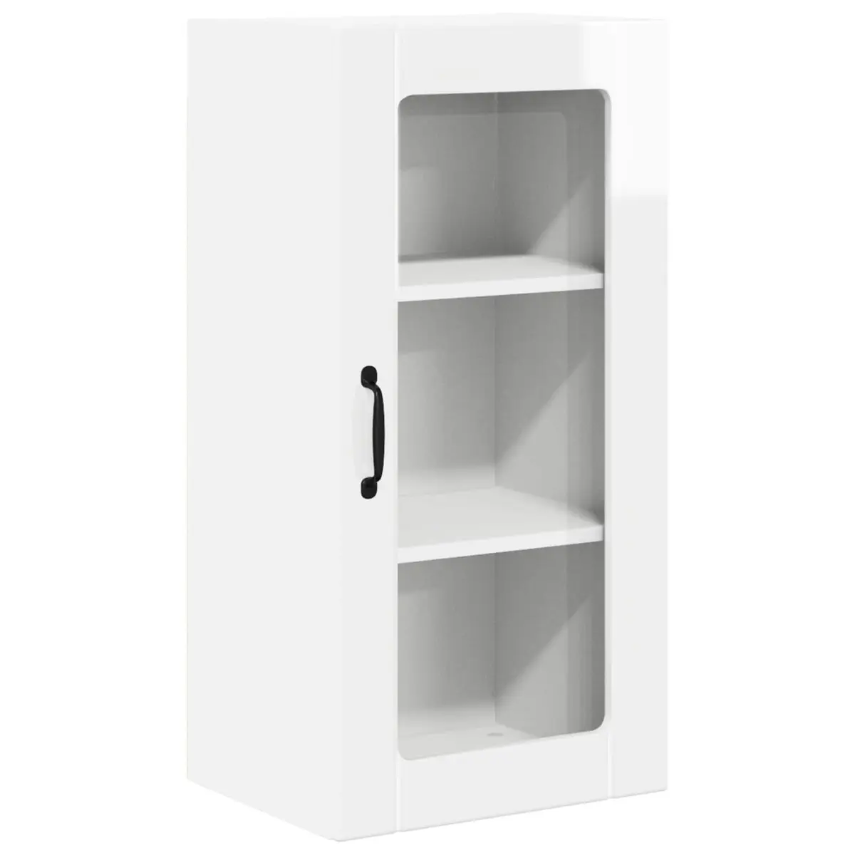 Wall-Mounted High Gloss White Kitchen Cabinet