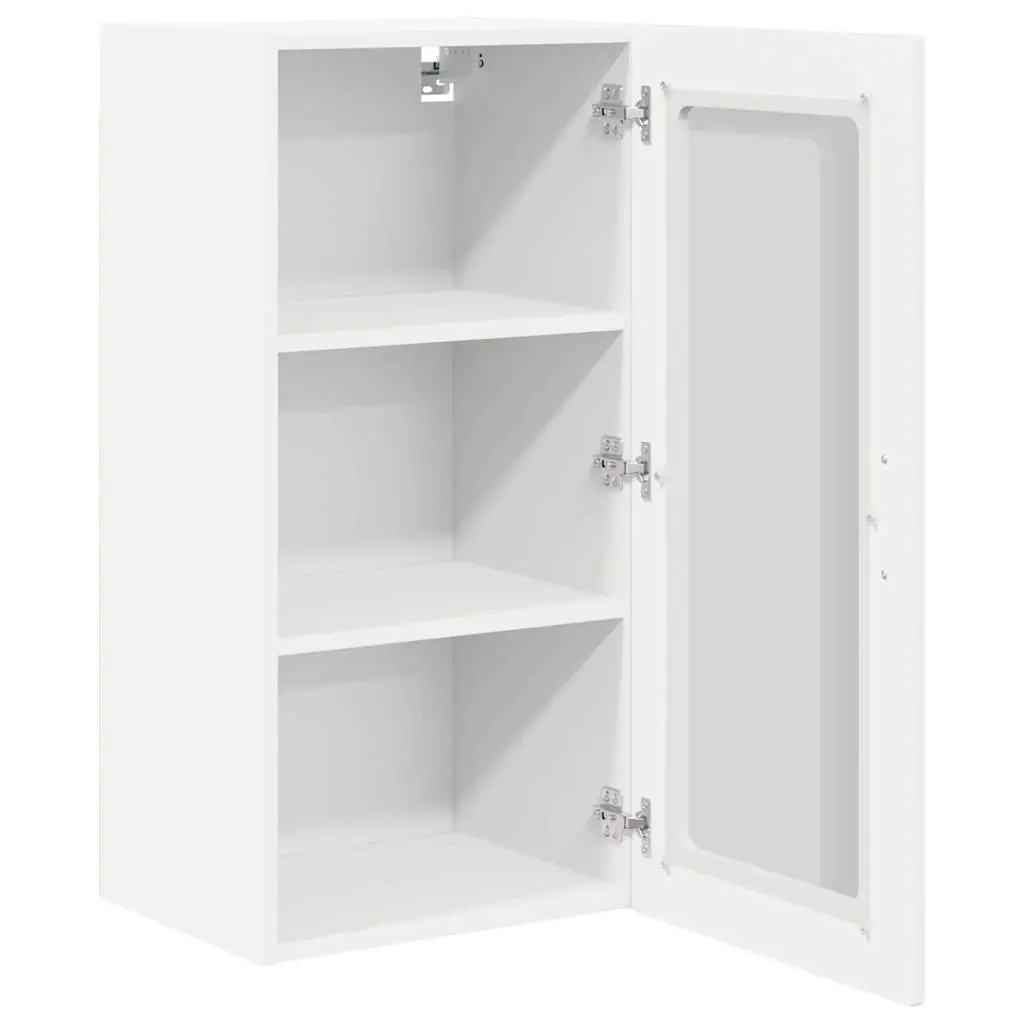 Wall-Mounted High Gloss White Kitchen Cabinet