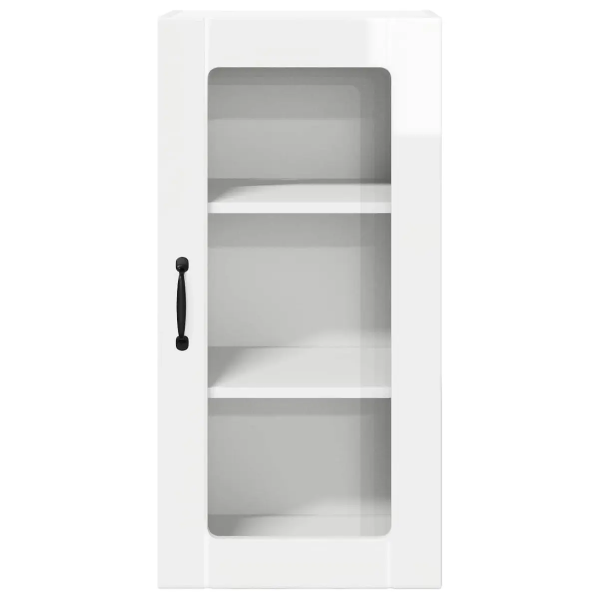 Wall-Mounted High Gloss White Kitchen Cabinet