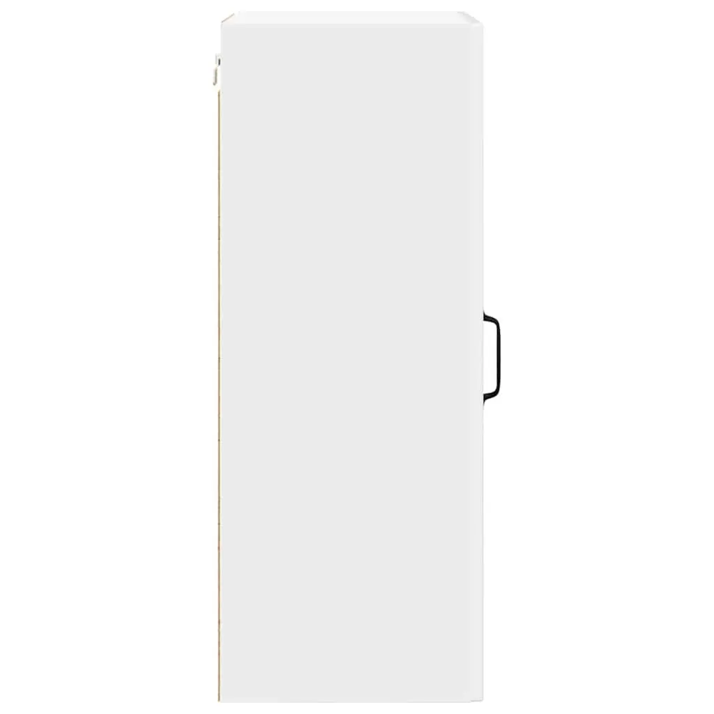 Wall-Mounted High Gloss White Kitchen Cabinet