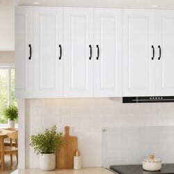 Wall-Mounted Kitchen Cabinet Set: 30x31x80cm, 2 Pcs