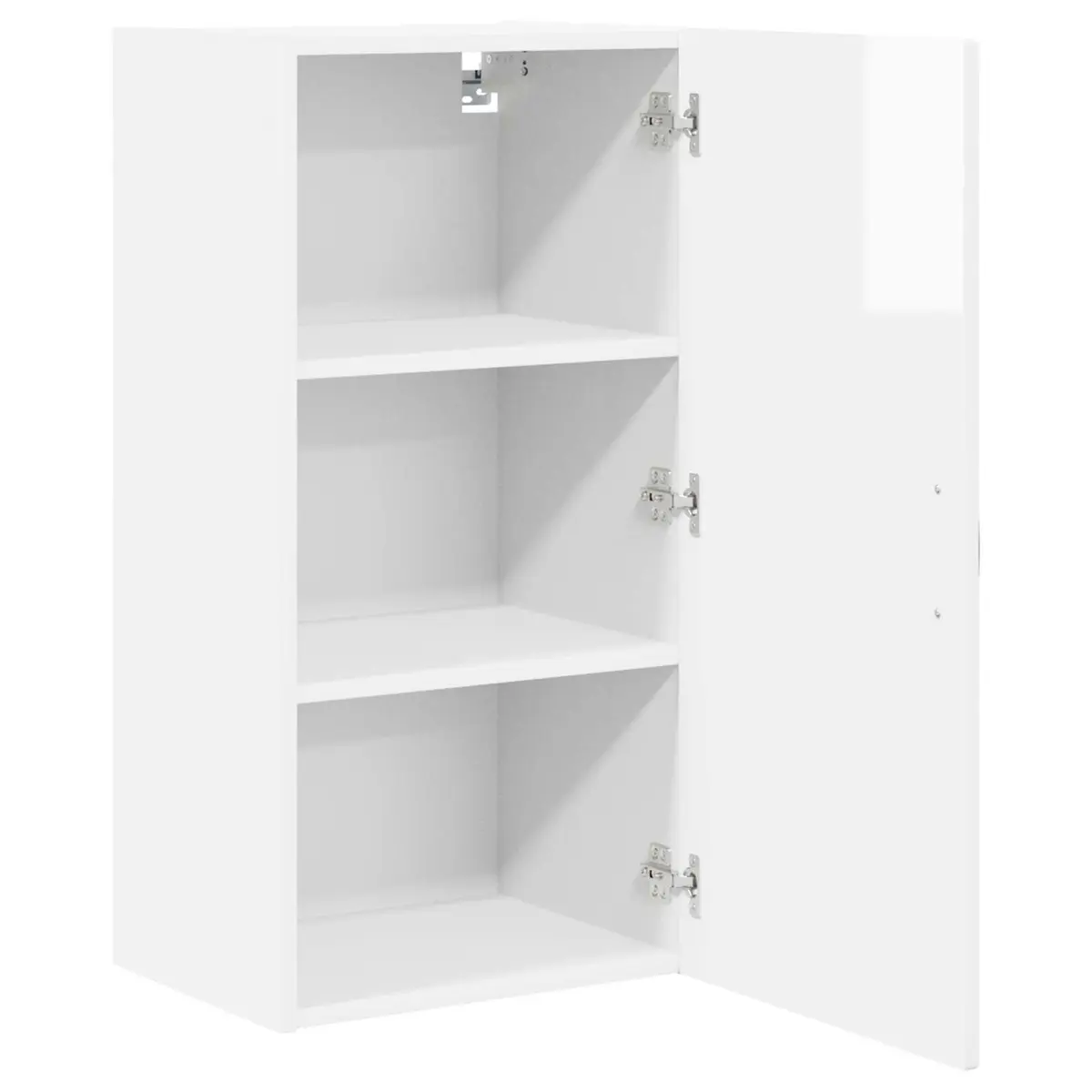 Wall-Mounted High Gloss White Kitchen Cabinet