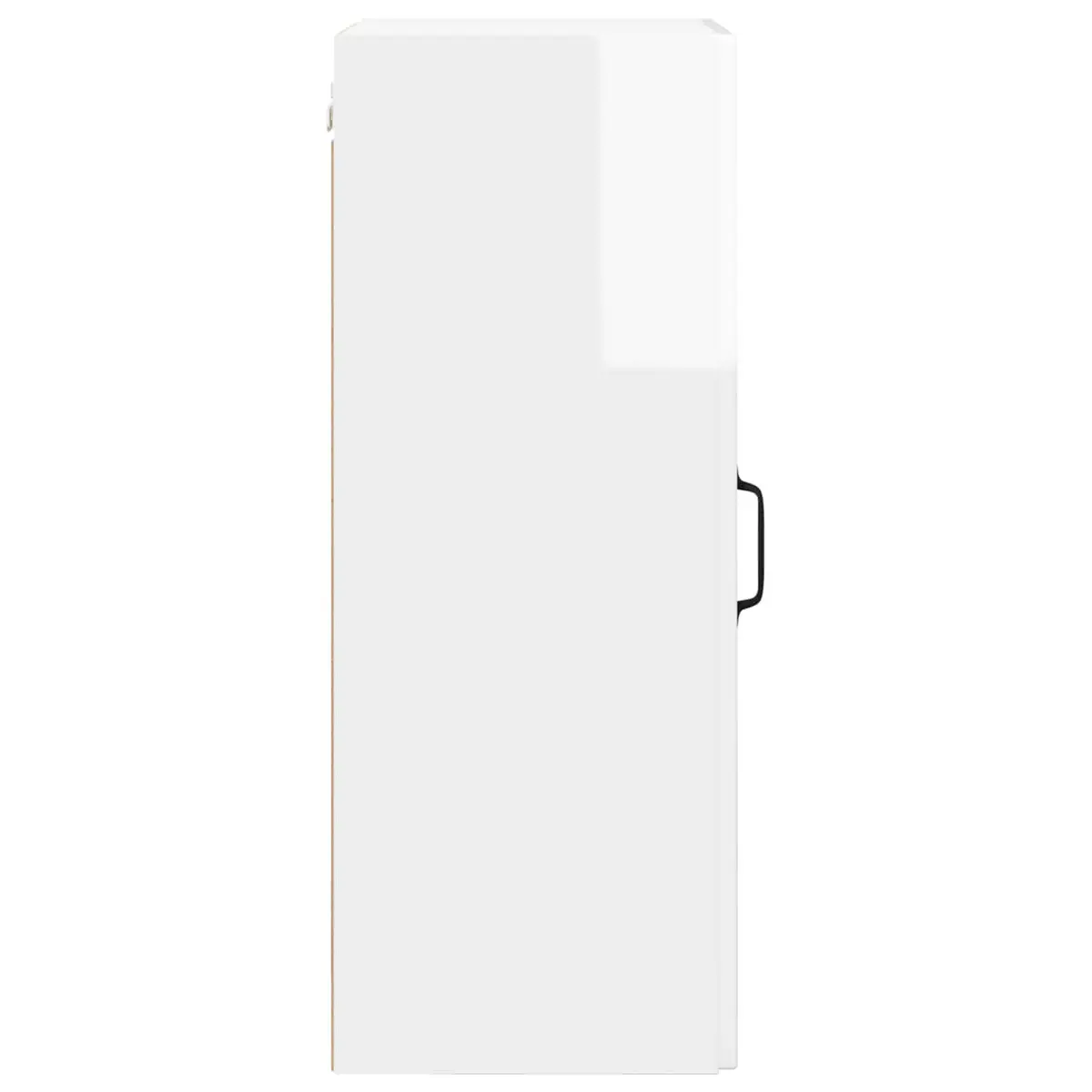 Wall-Mounted High Gloss White Kitchen Cabinet