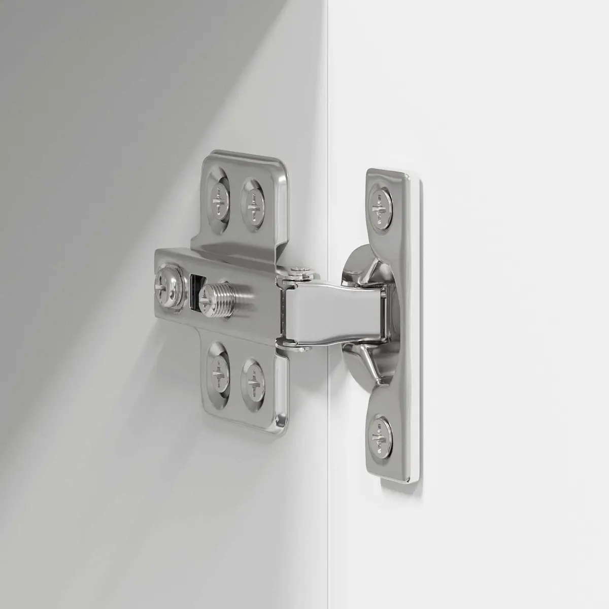 Wall-Mounted High Gloss White Kitchen Cabinet