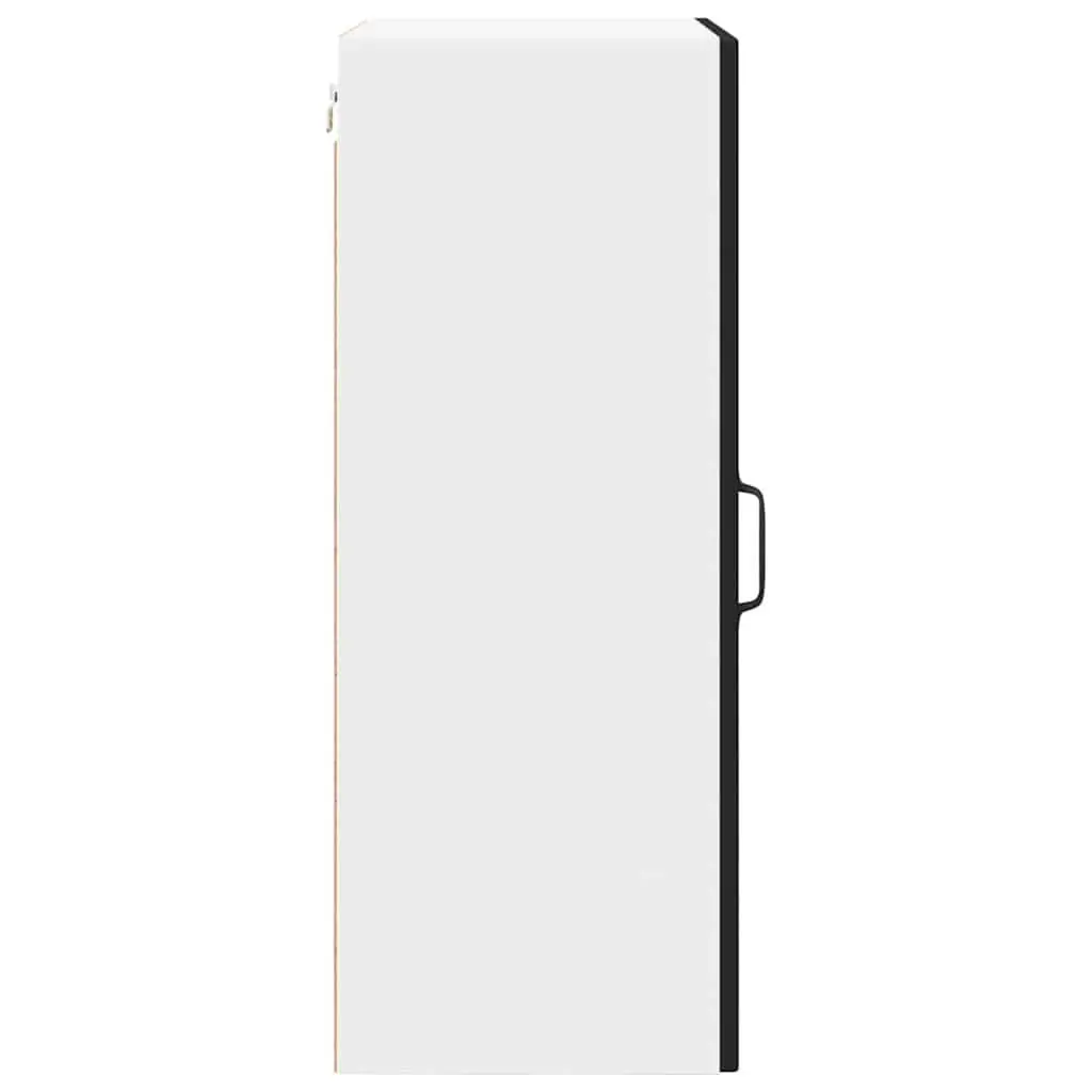 50x31x80cm Black Engineered Wood Kitchen Wall Cabinet