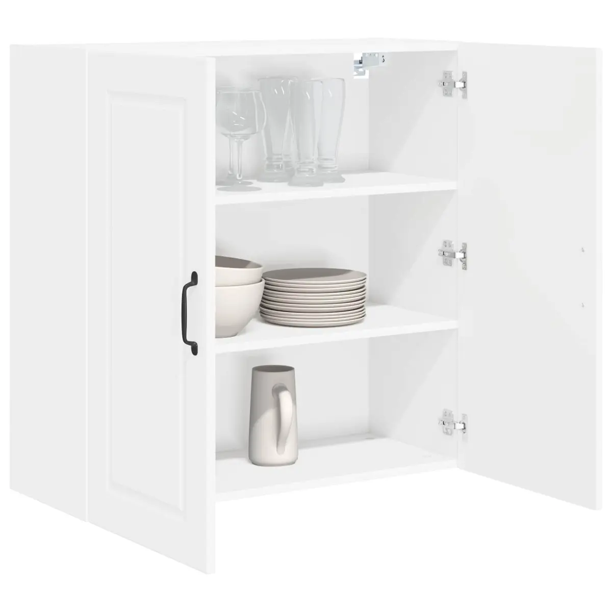 Wall Cabinet Kitchen 80 x 31 x 80 cm White Engineered Wood