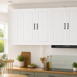 Wall Cabinet Kitchen Storage High Gloss White Engineered Wood Modern 80x31x80cm