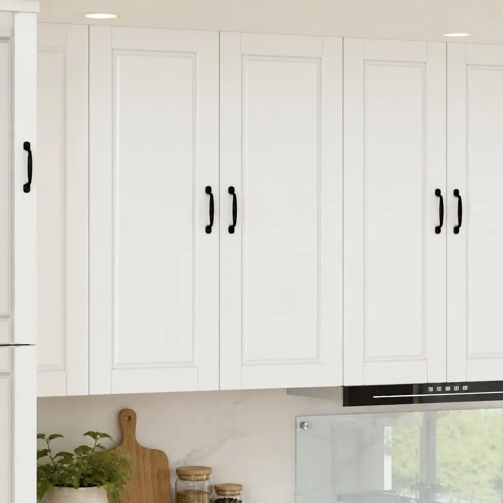 Wall Cabinet Kitchen Storage White Engineered Wood 40 x 31 x 100 cm