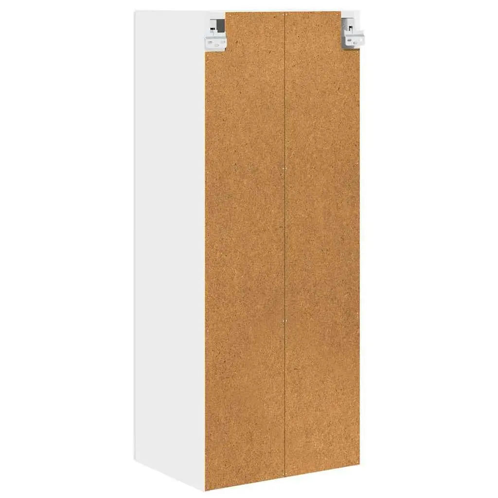 Wall Cabinet Kitchen Storage White Engineered Wood 40 x 31 x 100 cm