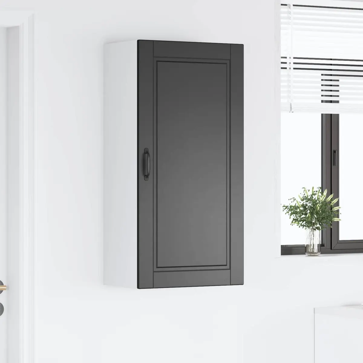Wall Cabinet Kitchen Storage 50 x 31 x 100 cm Wall Mounted Shelf