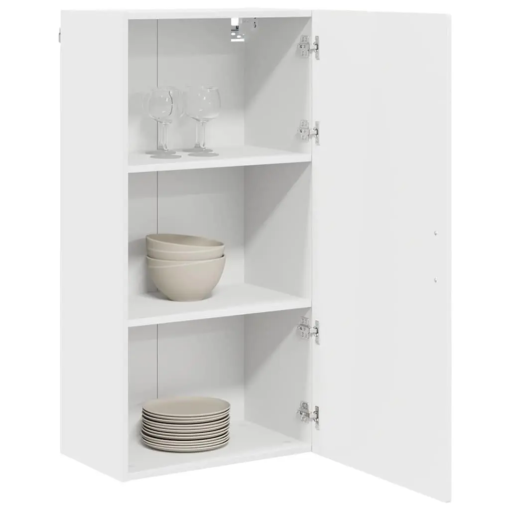 Wall Cabinet Kitchen Storage High Gloss White 50 x 31 x 100 cm