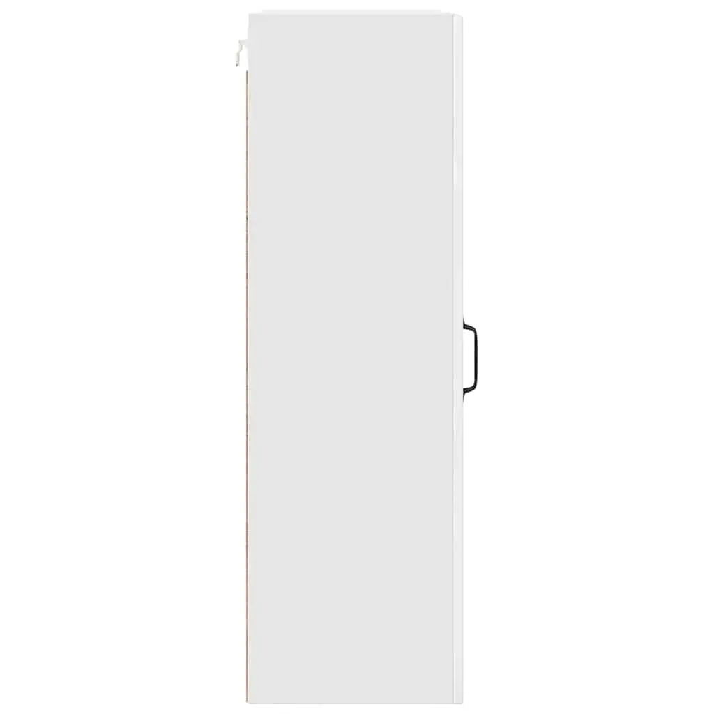 Wall Cabinet Kitchen Storage High Gloss White 50 x 31 x 100 cm
