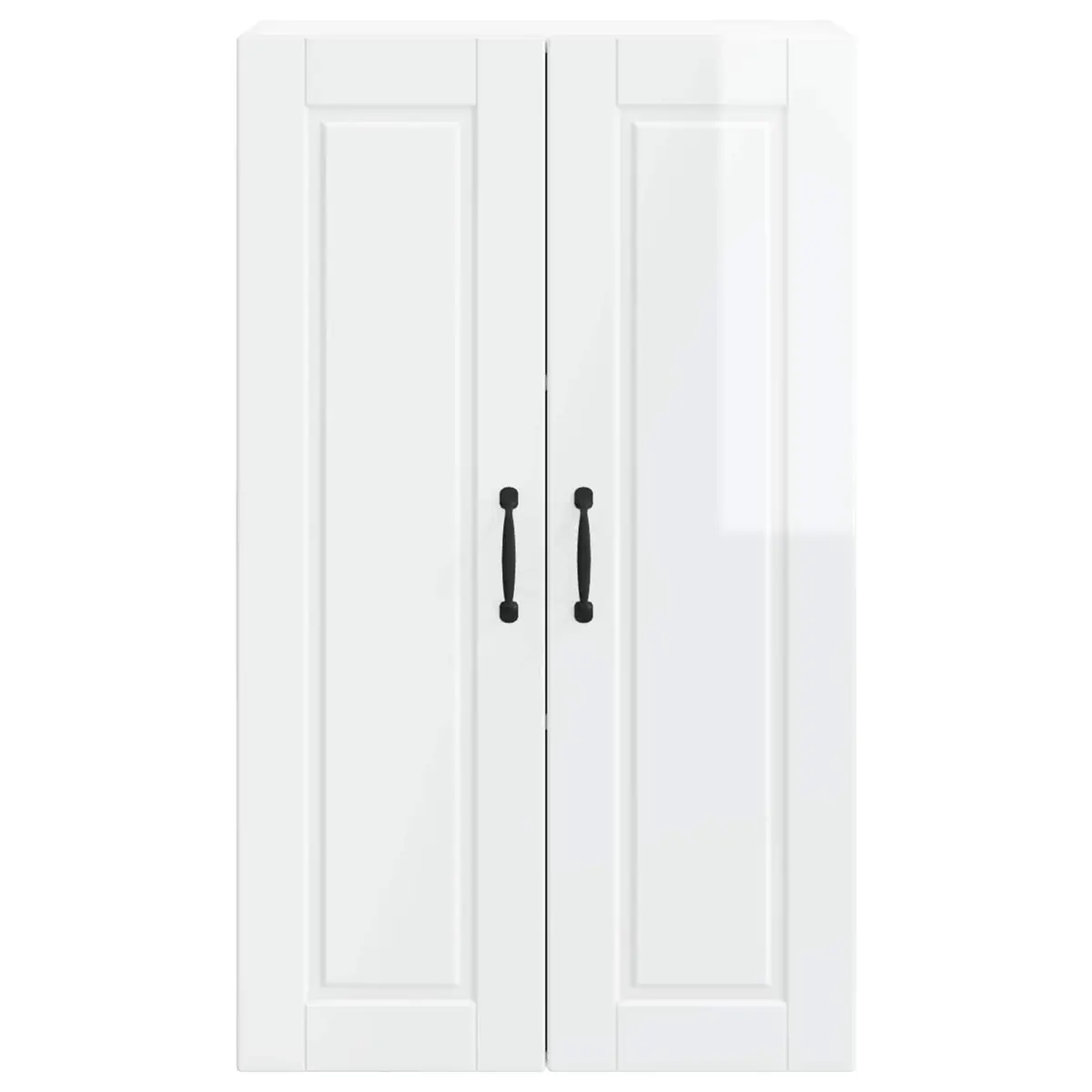 Kitchen Wall Cabinet Indoor Use High Gloss White 60 x 31 x 100 cm