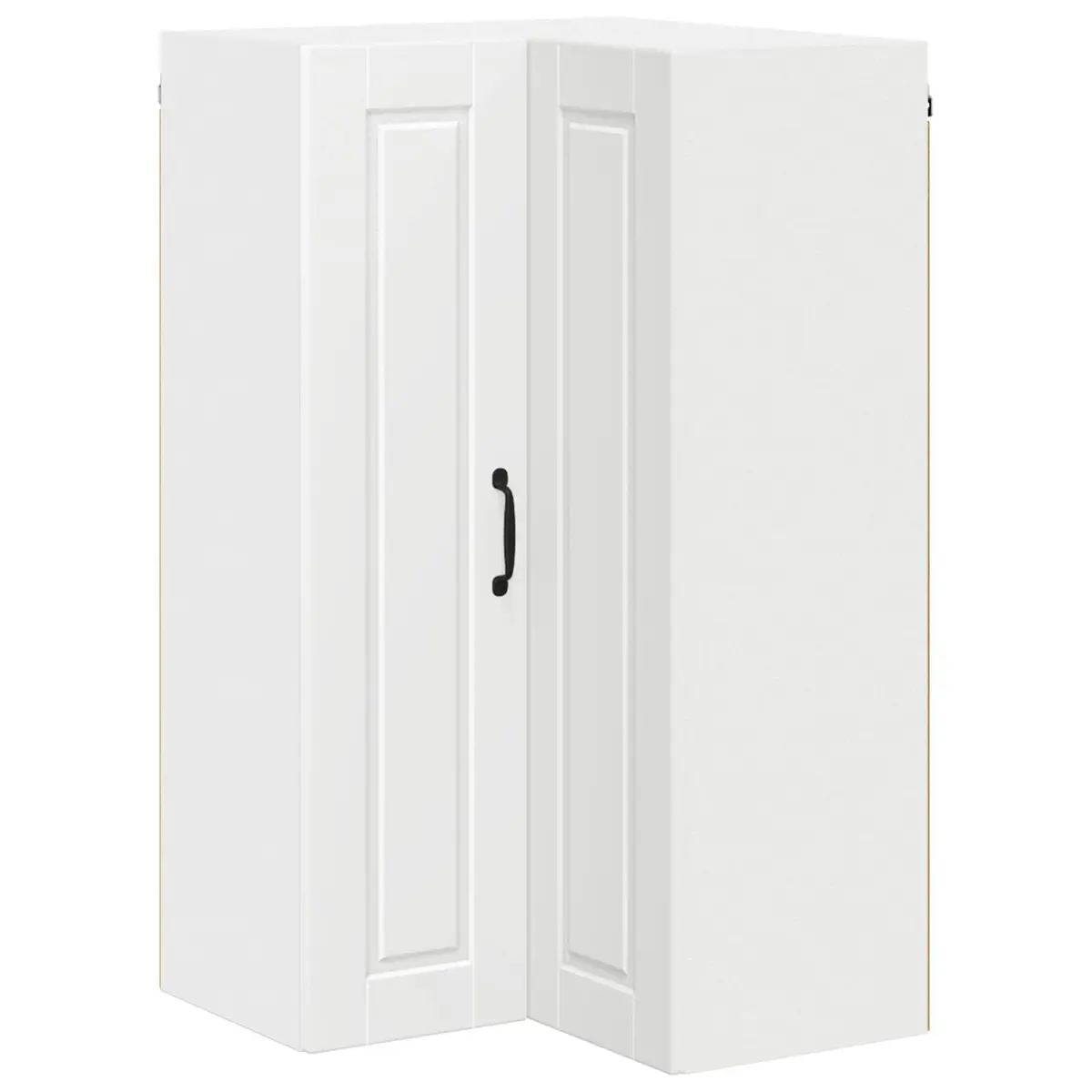White Wall Corner Kitchen Cabinet Storage Unit 57x57x100cm