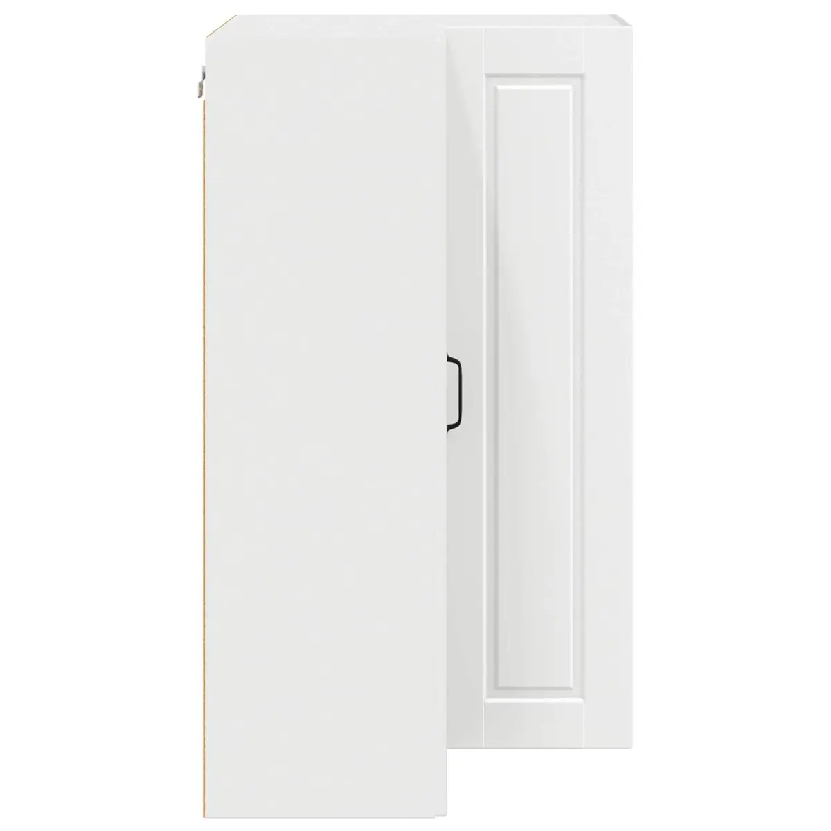 White Wall Corner Kitchen Cabinet Storage Unit 57x57x100cm