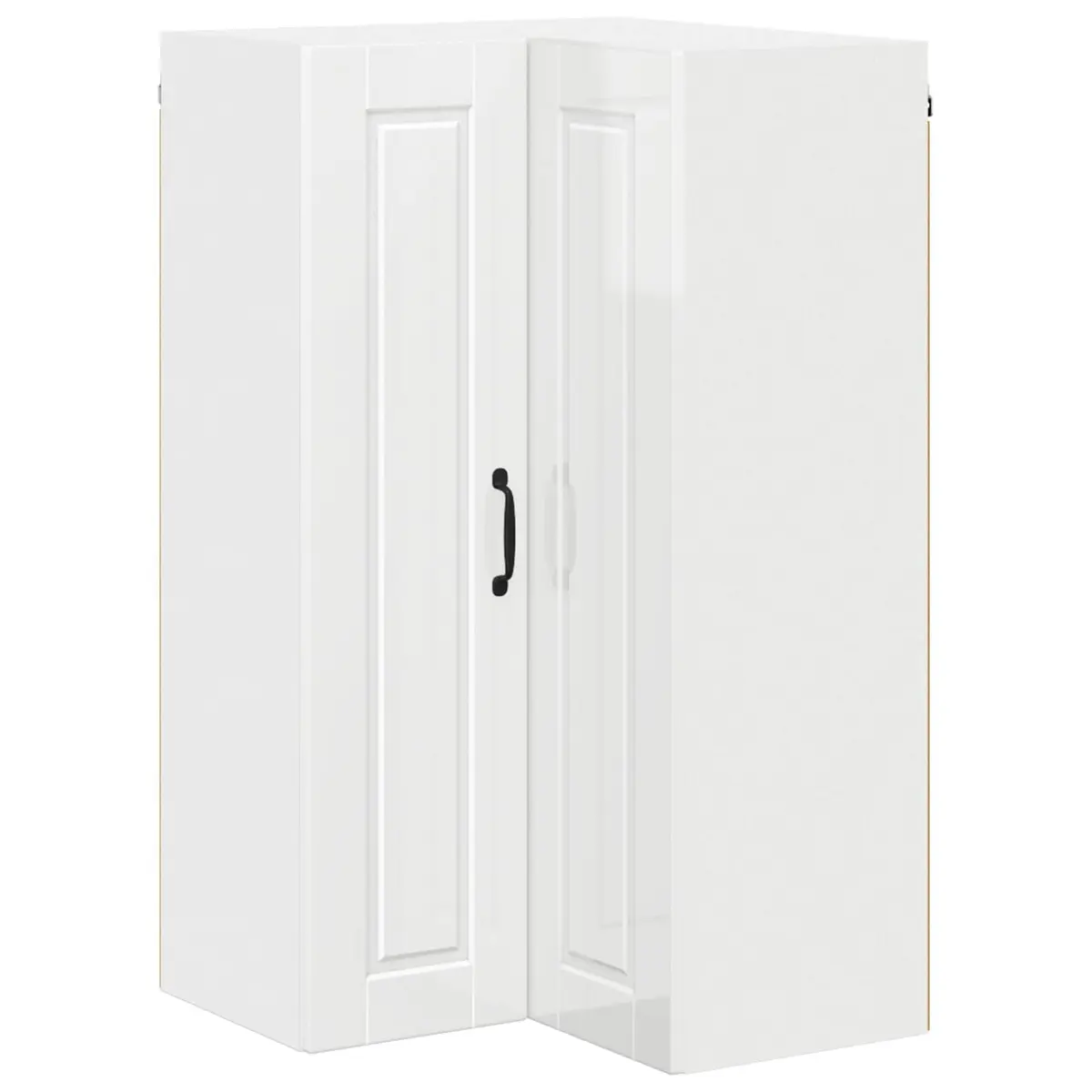 High Gloss White Kitchen Corner Cabinet