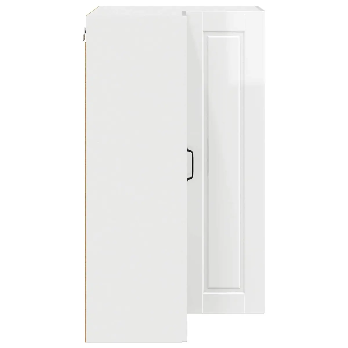 High Gloss White Kitchen Corner Cabinet