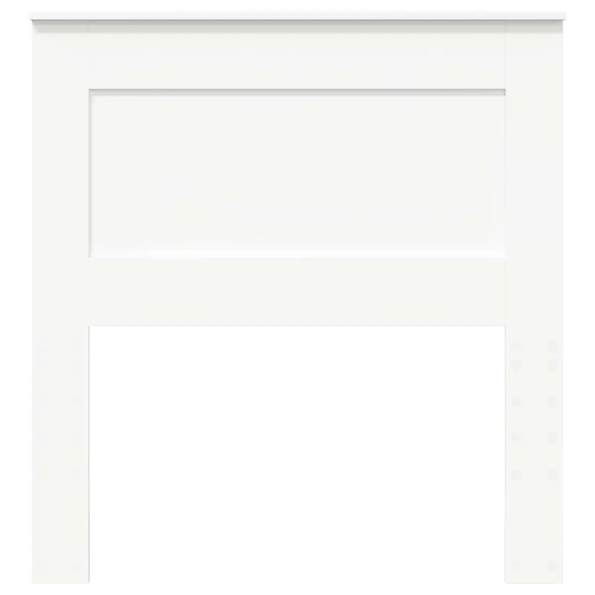 90cm White Engineered Wood Headboard